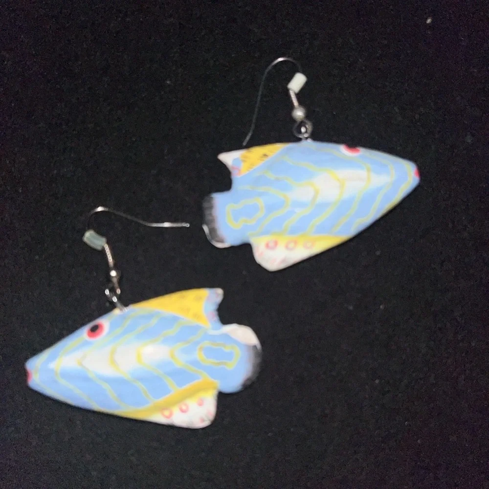 Colorful Fish-Shaped Earrings for Pet Fish Lovers